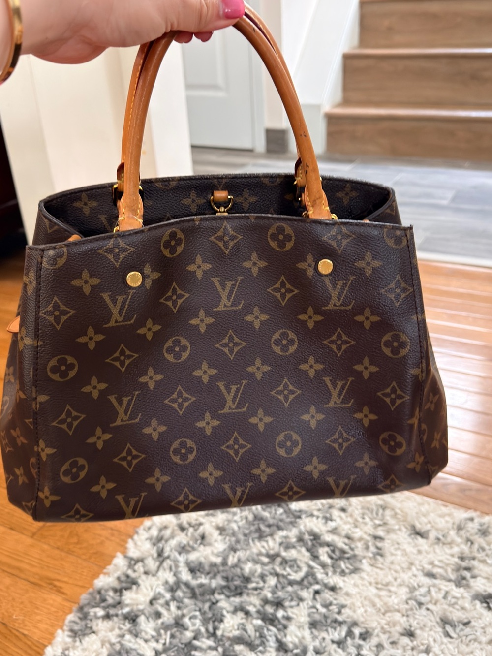 Authentic Louis Vuitton Monogram Canvas Montaigne MM